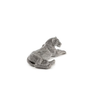 FIGURA PEQUEÑA ·LEONA· PLATA